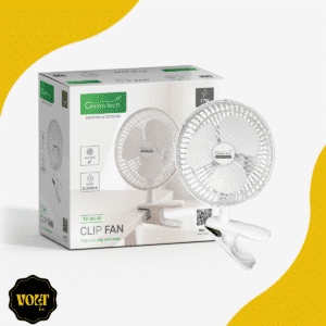 Ventilator s kopčom Green Tech 17W, 6", bijela boja